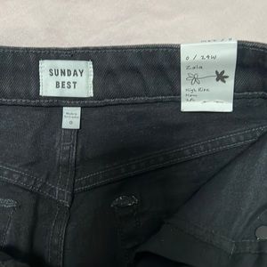 Sunday best black denim jeans